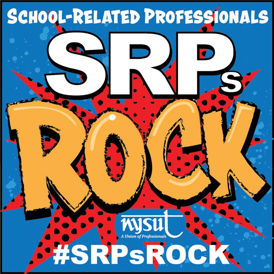 Blue and red SRPs Rock logo
