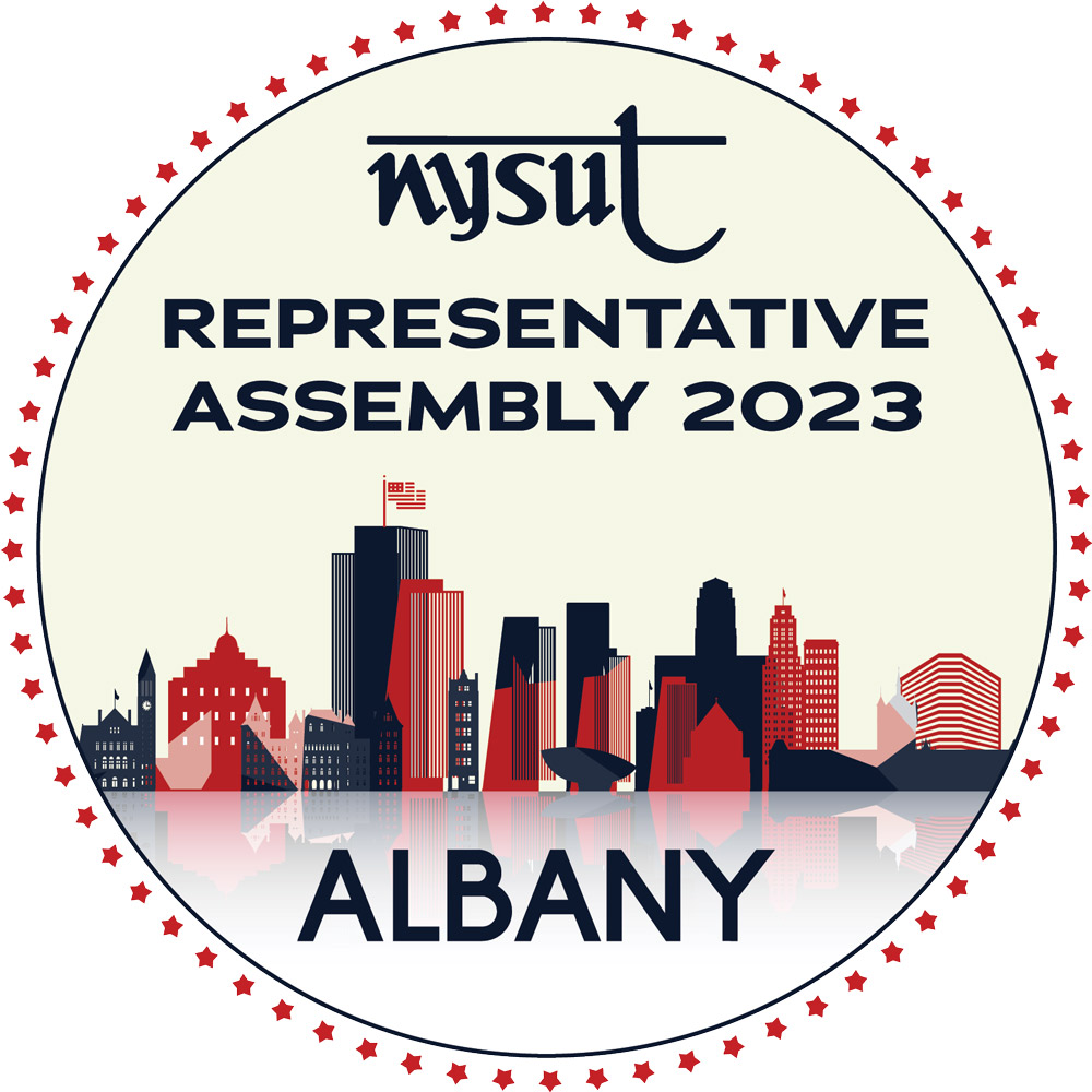 NYSUT Representative Assembly 2023 Albany Emblem