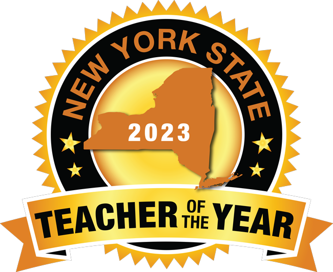 New York State Teacher of the Year 2023 logo