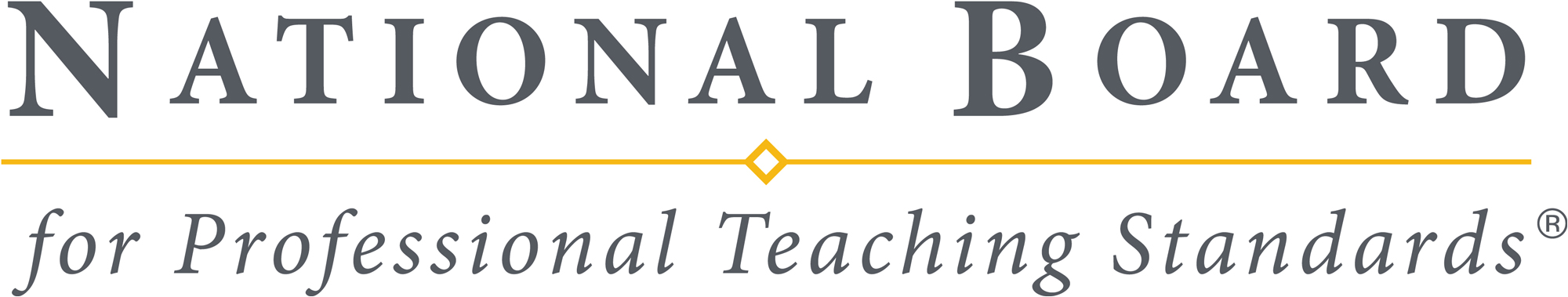 National Board for Professional Teaching Standards typographic logo