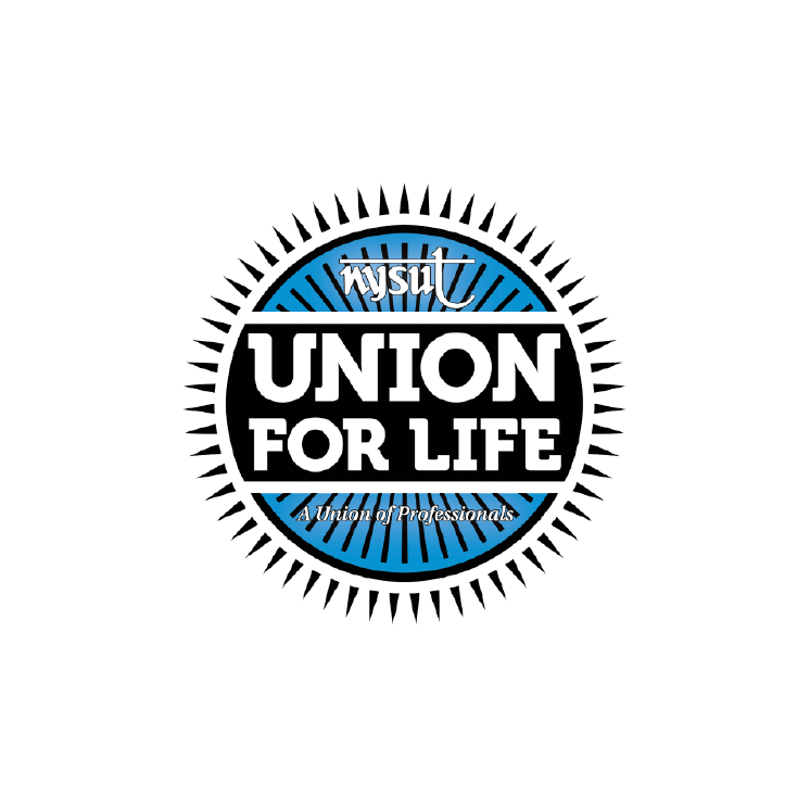 NYSUT Union for Life badge logo