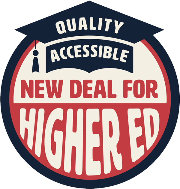 Quality Accessible New Deal for Higher Ed badge