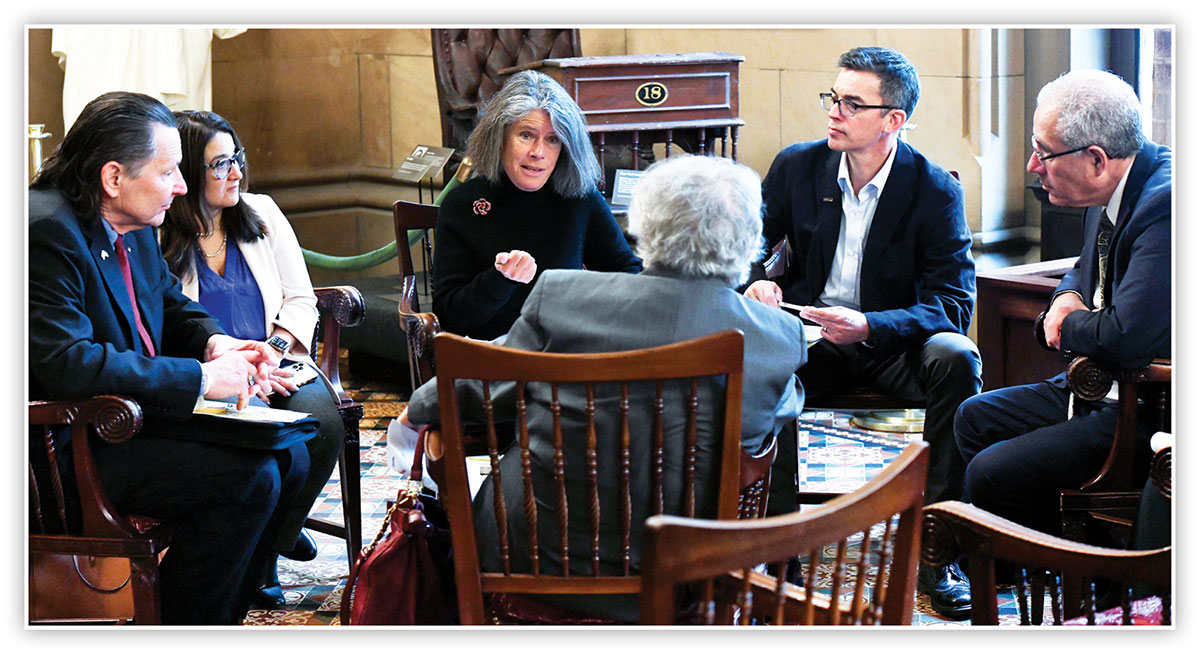 NYSUT higher education leaders meet with lawmakers to push for proper funding