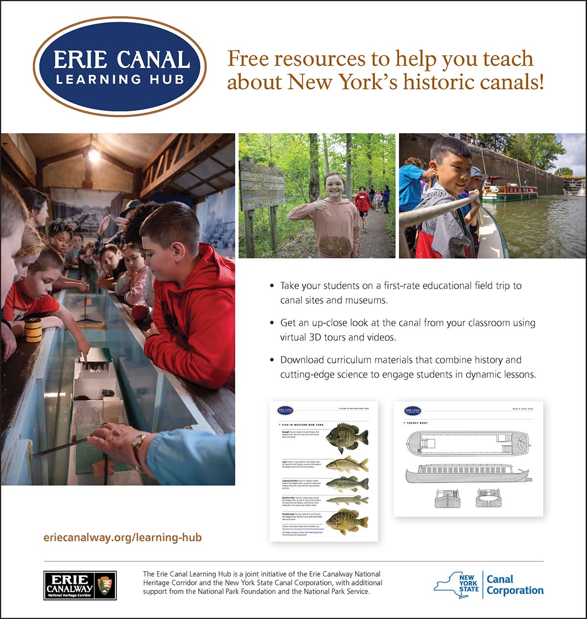 Erie Canal Learning Hub Advertisement