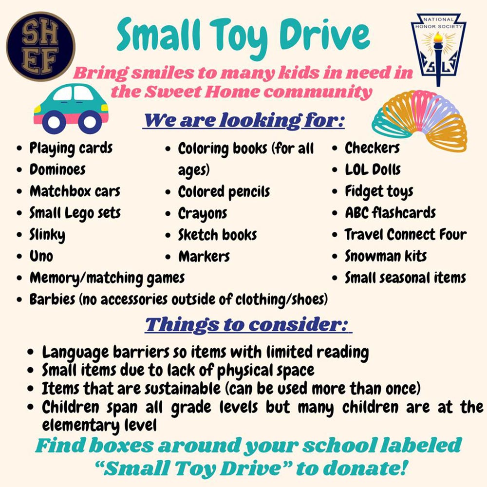 Small Toy Drive Advertisement