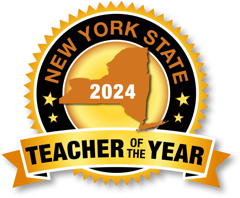 New York State 2024 Teacher of the Year seal