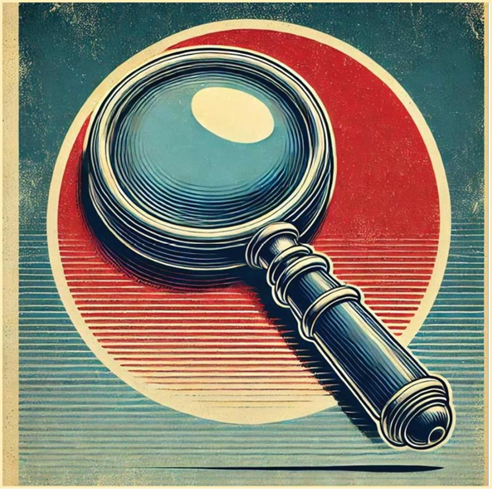 illustration of a magnifying glass