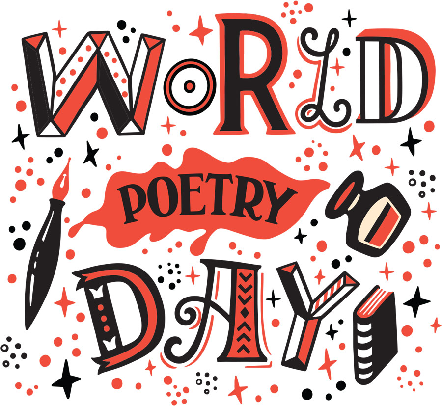 World Poetry Day graphic