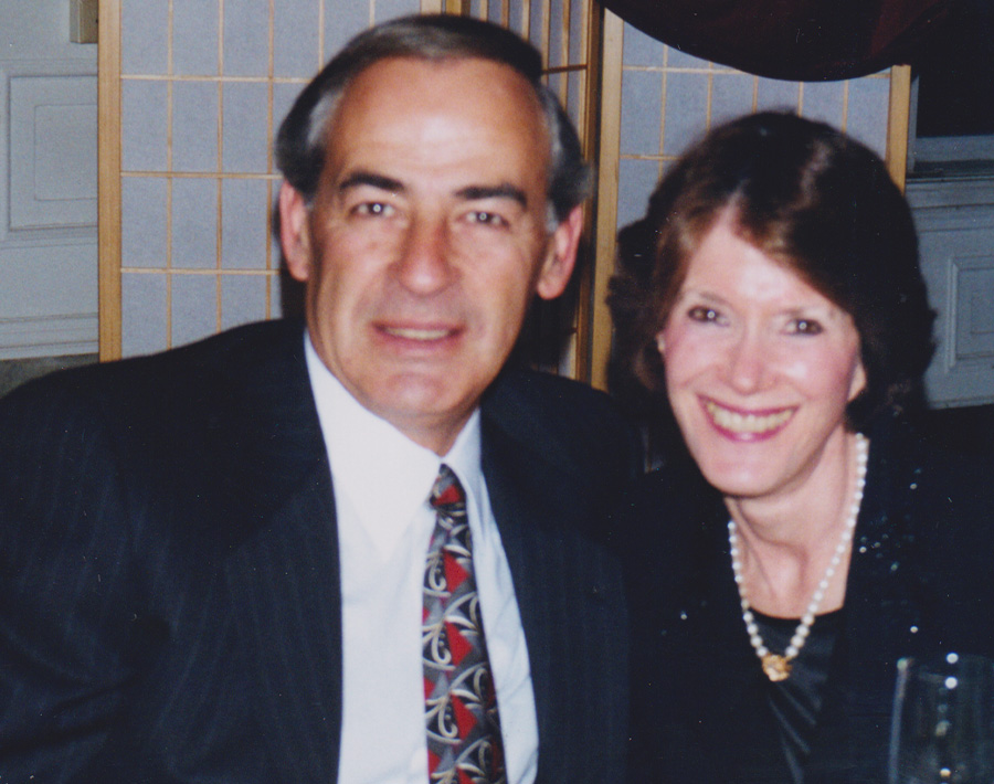 photo of Arline and Steve Frey at an event