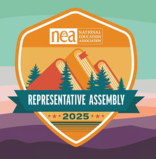 NEA representative Assembly 2025 brand graphic