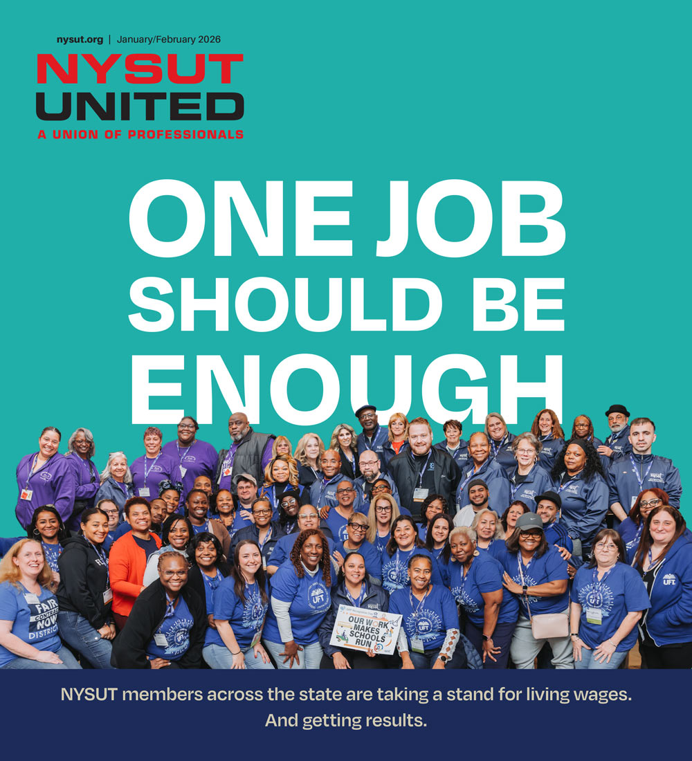 NYSUT United January/February 2026 cover