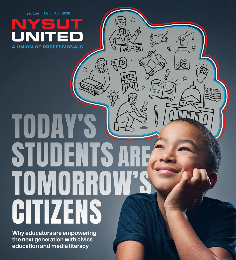 NYSUT United March/April 2026 cover
