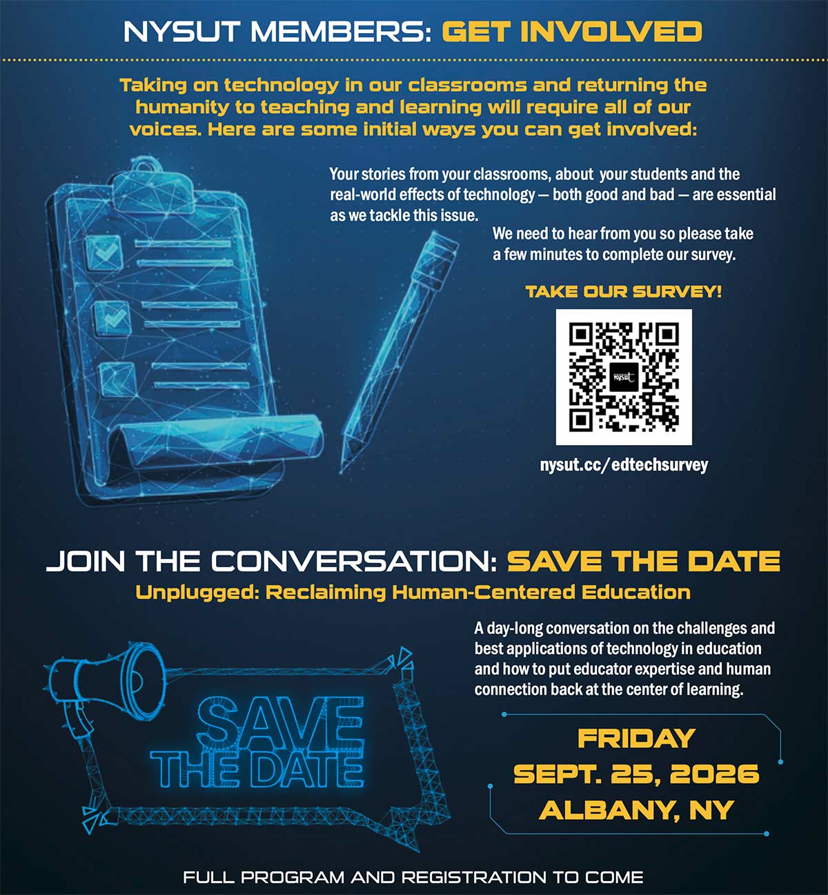 NYSUT Members: Get Involved Advertisement