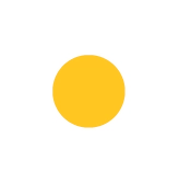 yellow indicator dot
