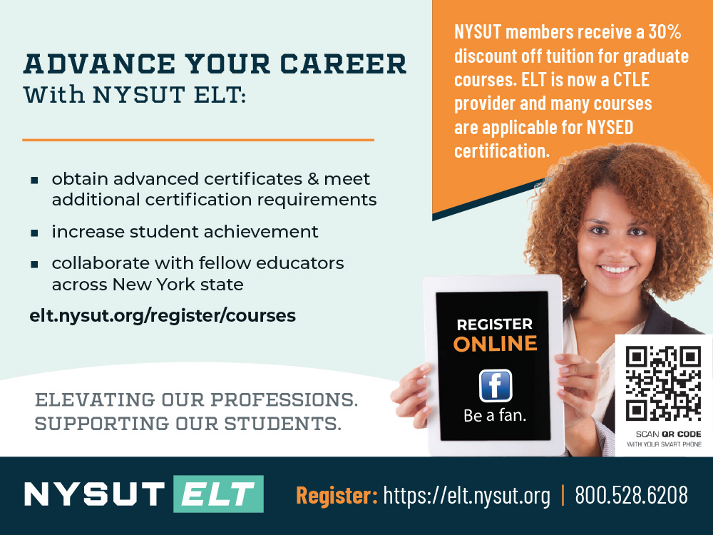 NYSUT ELT Advertisement