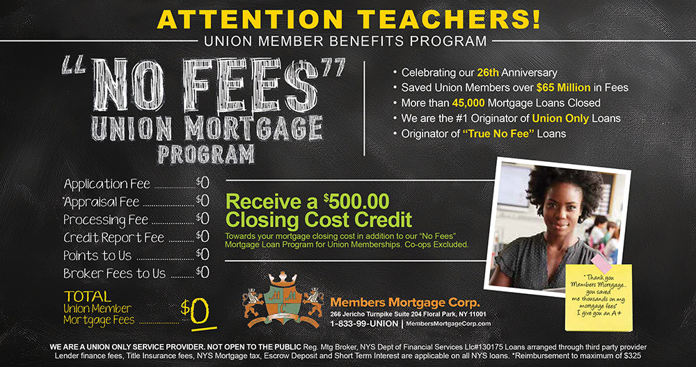 Members Mortgage Advertisement