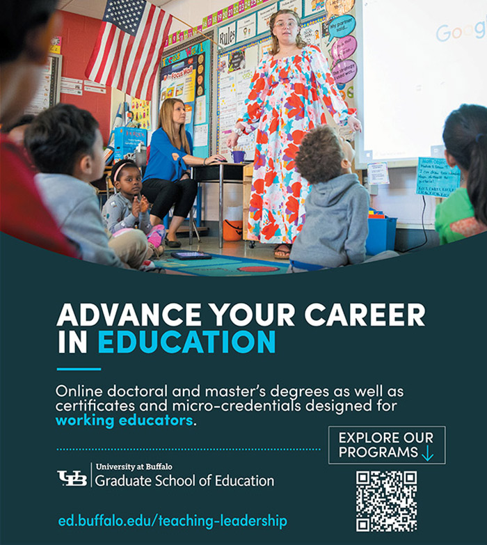 University of Buffalo Graduate School of Education Advertisement